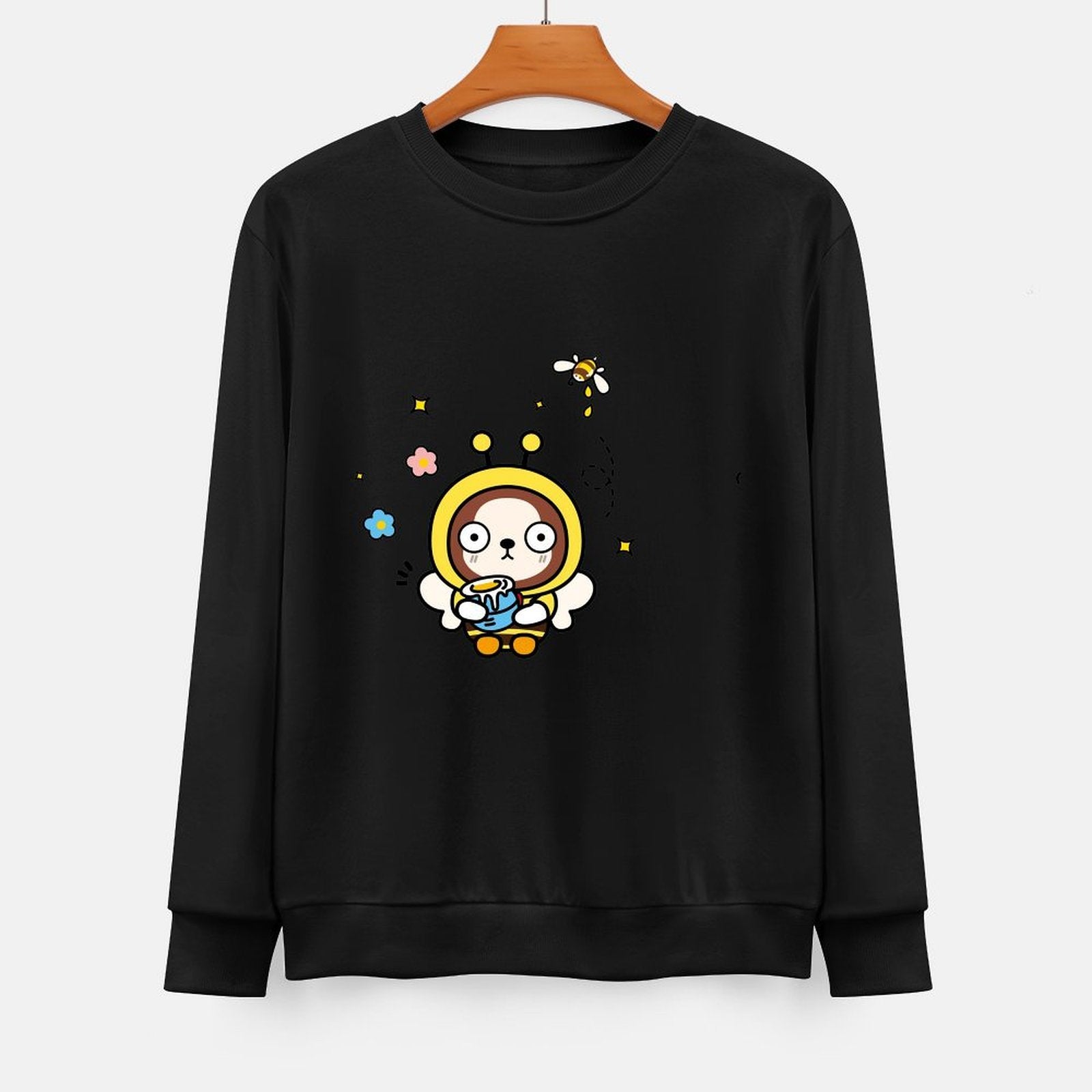 Front Patterned Long Sleeve TopActiveWear Breathable